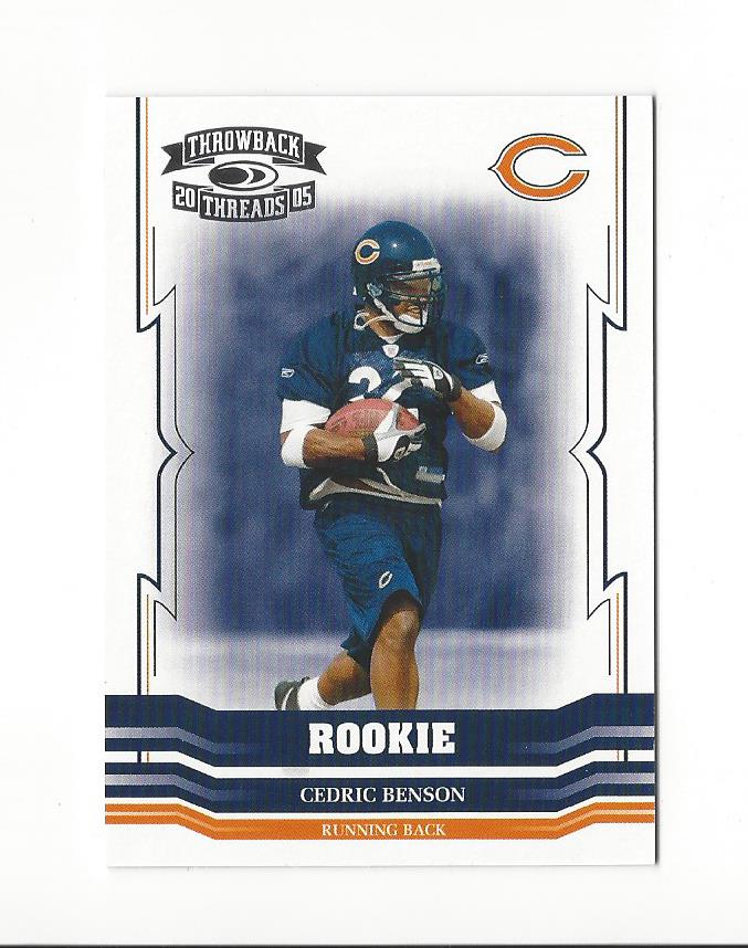 2005 Throwback Threads #151 Cedric Benson RC