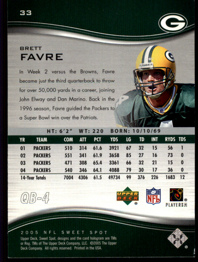 2005 Sweet Spot (Upper Deck) Football "Main Set" Cards #1 to #301 - Picture 65 of 227