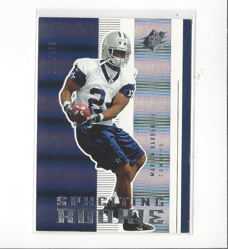 2005 SPx #191A Marion Barber RC