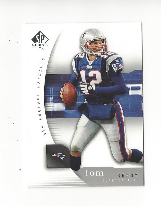 2005 SP Authentic #50 Tom Brady