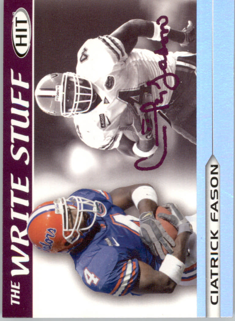 2005 Sage HIT Football "Insert" Cards - Picture 107 of 112