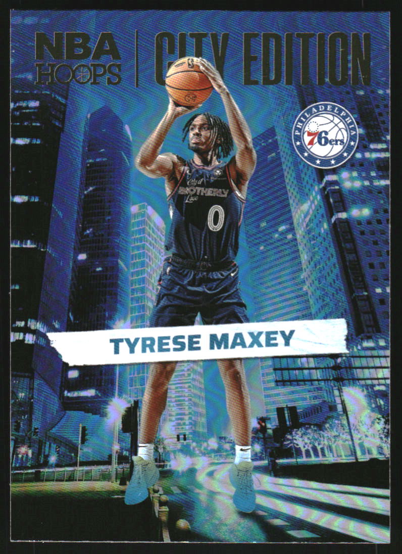2024-25 Hoops City Edition Holo #11 Tyrese Maxey