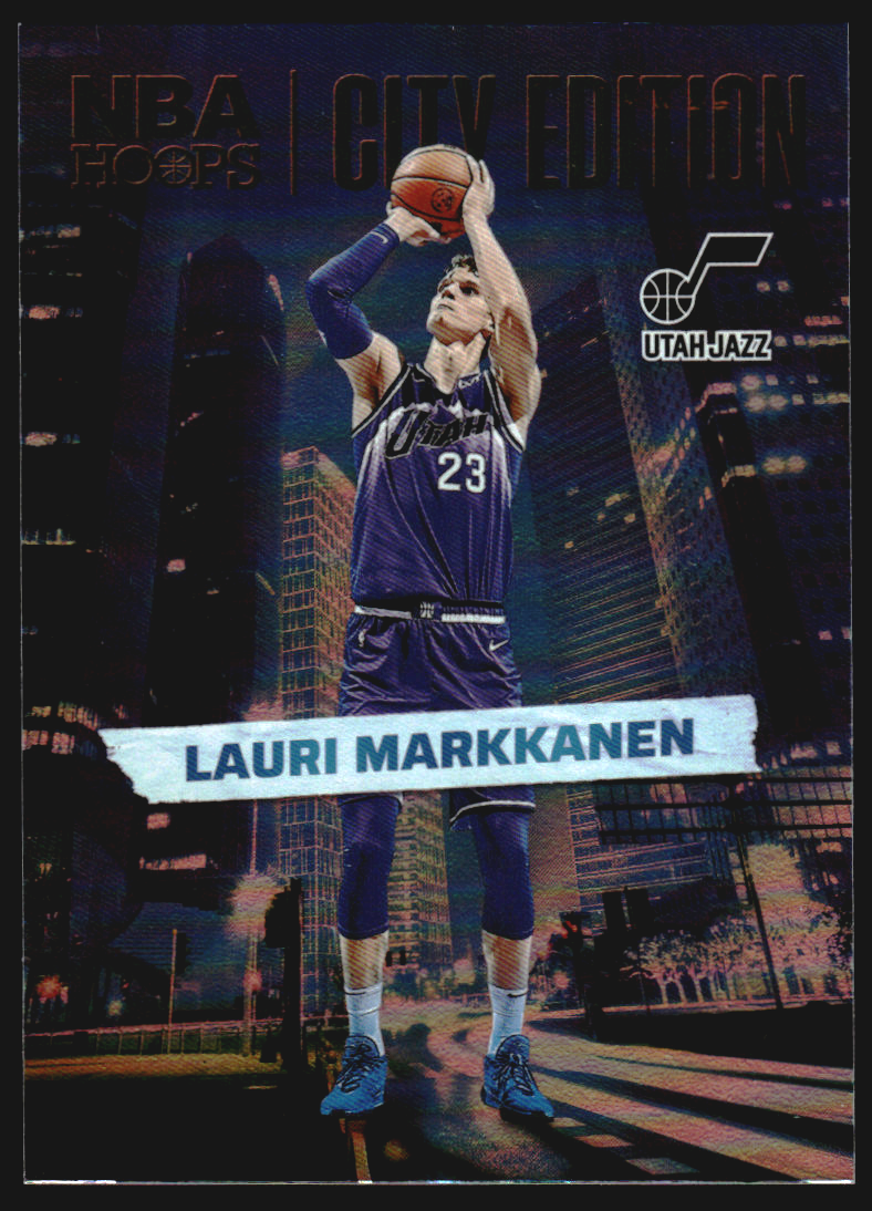 2024-25 Hoops City Edition Holo #13 Lauri Markkanen