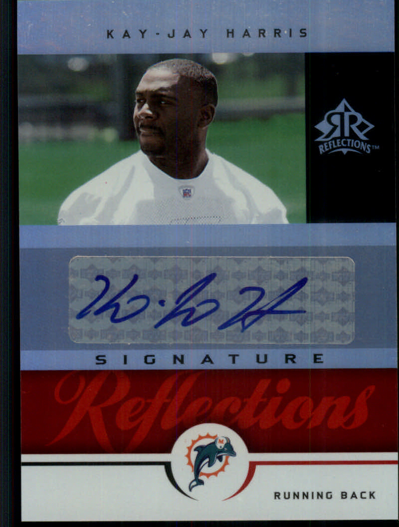 2005 Reflections (Upper Deck) Football "Insert and Parallel" Cards - Picture 22 of 25