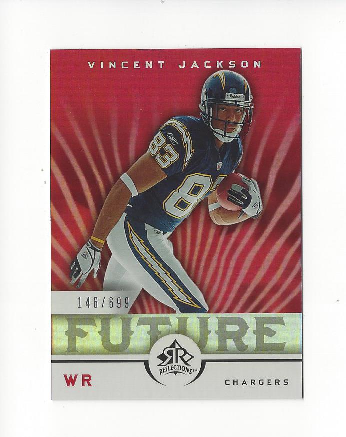 2005 Reflections #189 Vincent Jackson RC
