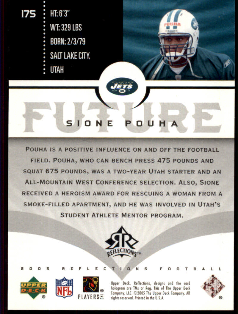 2005 Reflections (Upper Deck) Football "Insert and Parallel" Cards - Picture 3 of 25