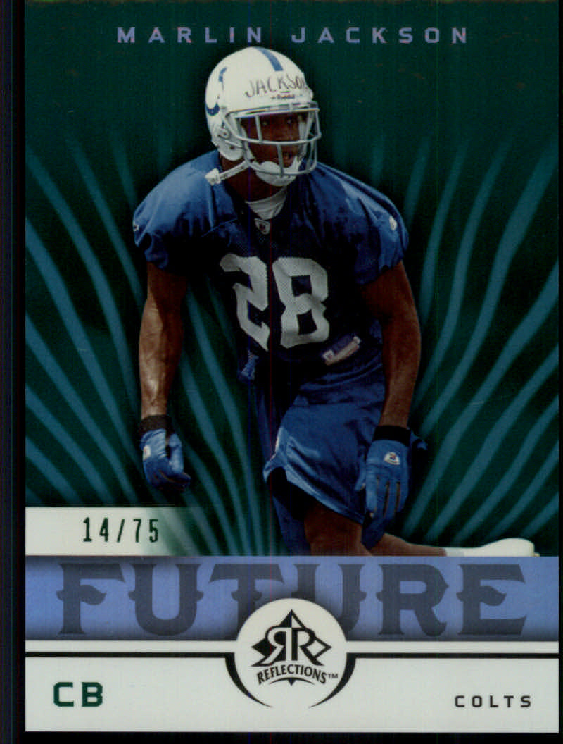 2005 Reflections (Upper Deck) Football "Insert and Parallel" Cards - Picture 20 of 25