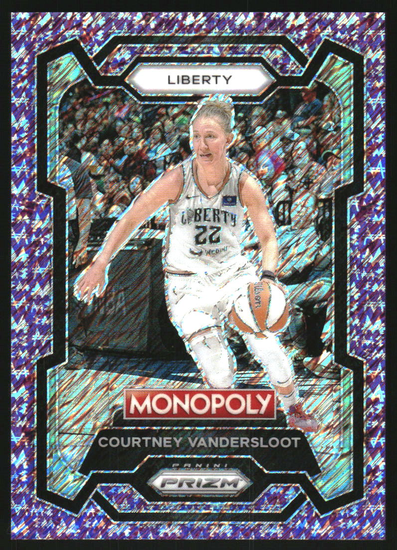2024 Panini Prizm Monopoly WNBA Millionaire Shimmer Purple #53 Courtney Vandersloot /50