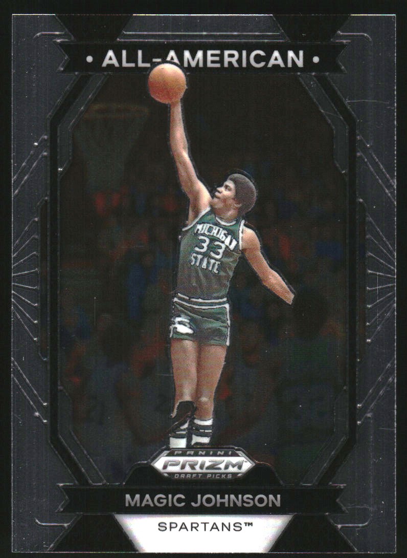 2024-25 Panini Prizm Draft Picks All-American #28 Magic Johnson