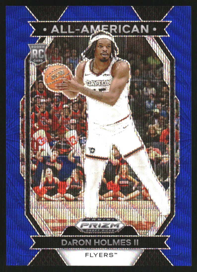 2024-25 Panini Prizm Draft Picks All-American Prizms Blue Wave #12 DaRon Holmes II