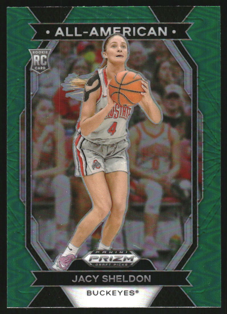 2024-25 Panini Prizm Draft Picks All-American Prizms Green #8 Jaime Jaquez Jr.