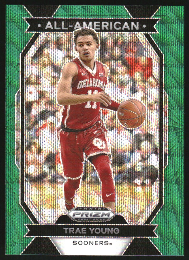 2024-25 Panini Prizm Draft Picks All-American Prizms Green Wave #2 Trae Young