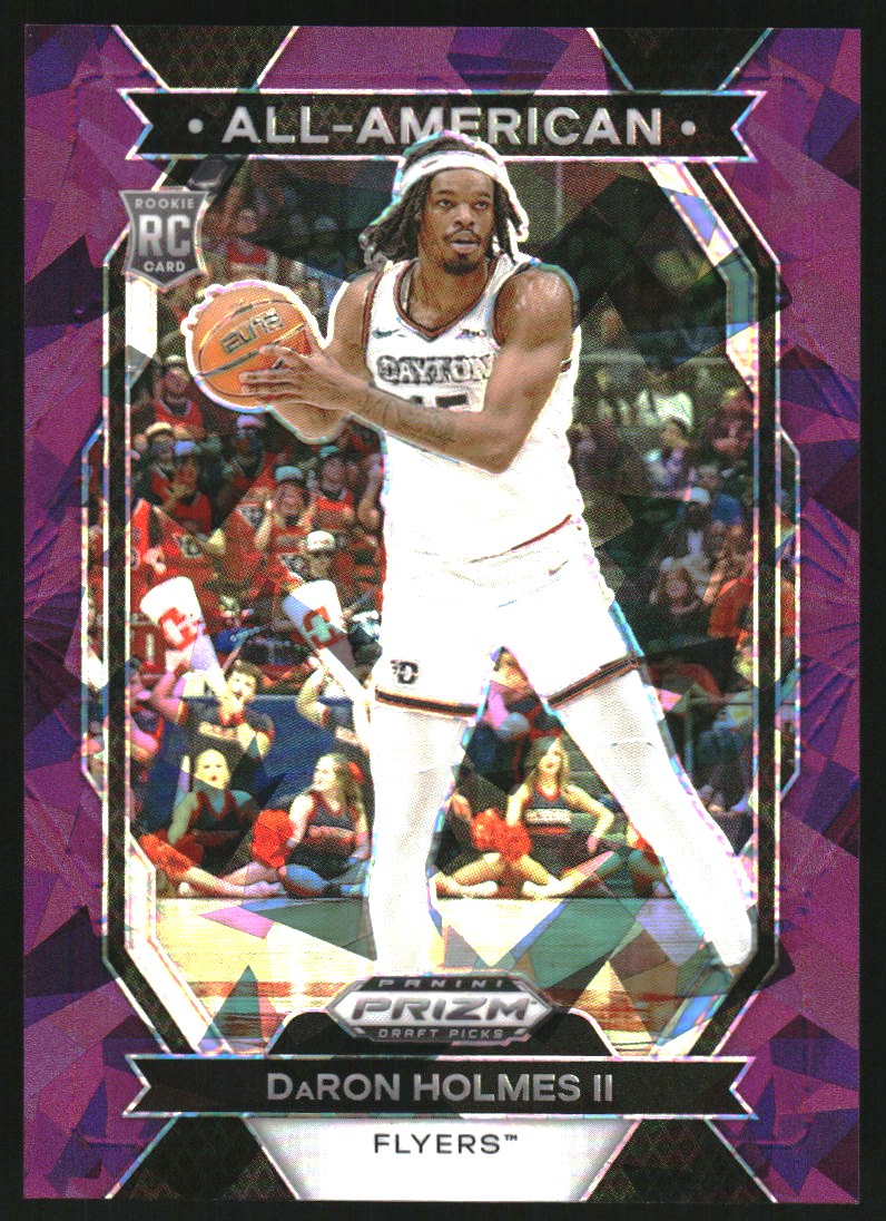 2024-25 Panini Prizm Draft Picks All-American Prizms Purple Ice #12 DaRon Holmes II