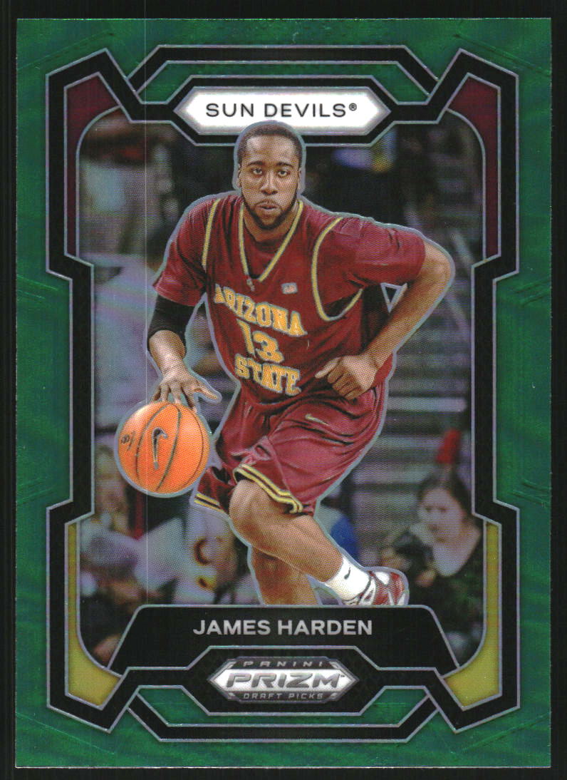 2024-25 Panini Prizm Draft Picks Prizms Green #41 James Harden