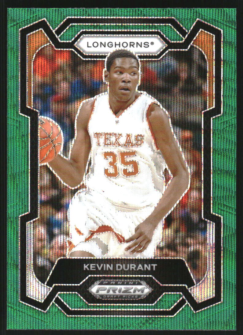 2024-25 Panini Prizm Draft Picks Prizms Green Wave #42 Kevin Durant