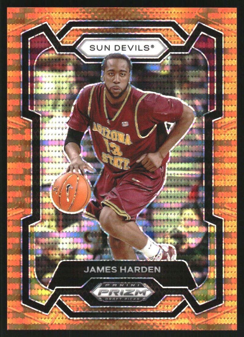 2024-25 Panini Prizm Draft Picks Prizms Orange Pulsar #41 James