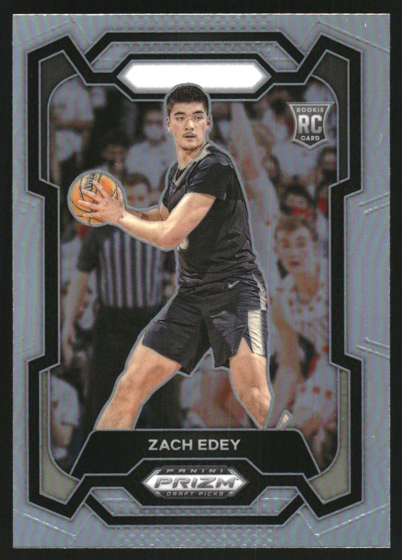2024-25 Panini Prizm Draft Picks Prizms Silver #1 Zach Edey