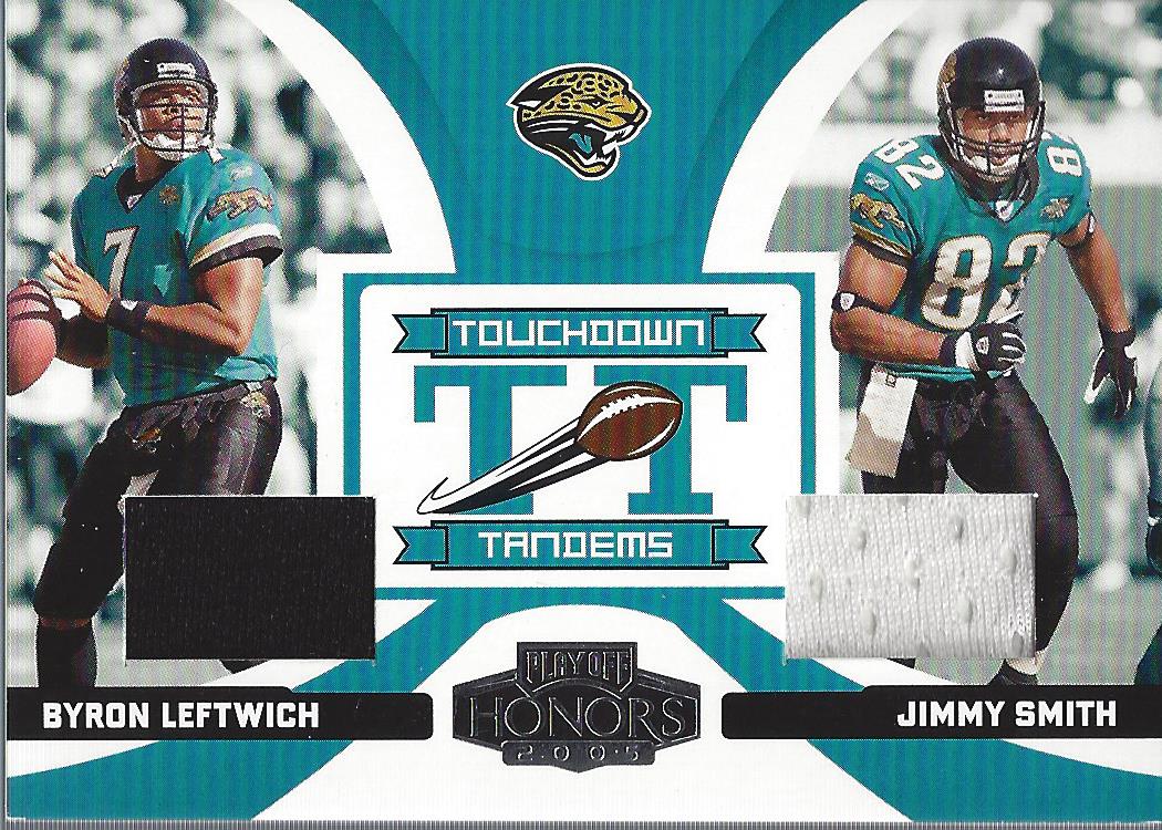 2005 Playoff Honors Touchdown Tandems Materials #TT11 Byron Leftwich/Jimmy Smith