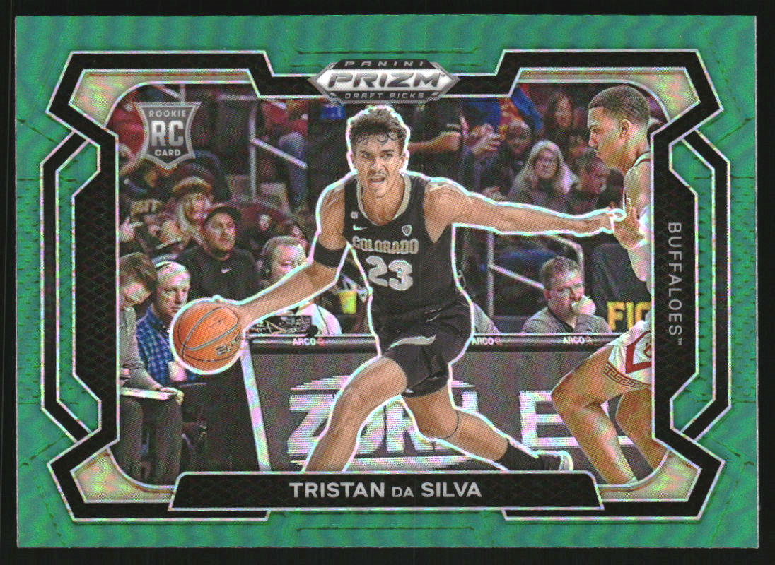 2024-25 Panini Prizm Draft Picks Variation Prizms Green #61 Tristan da Silva