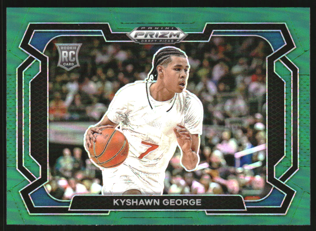 2024-25 Panini Prizm Draft Picks Variation Prizms Green #71 Kyshawn George