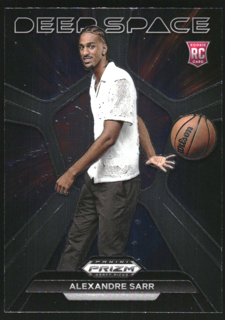 2024-25 Panini Prizm Draft Picks Deep Space #23 Alexandre Sarr