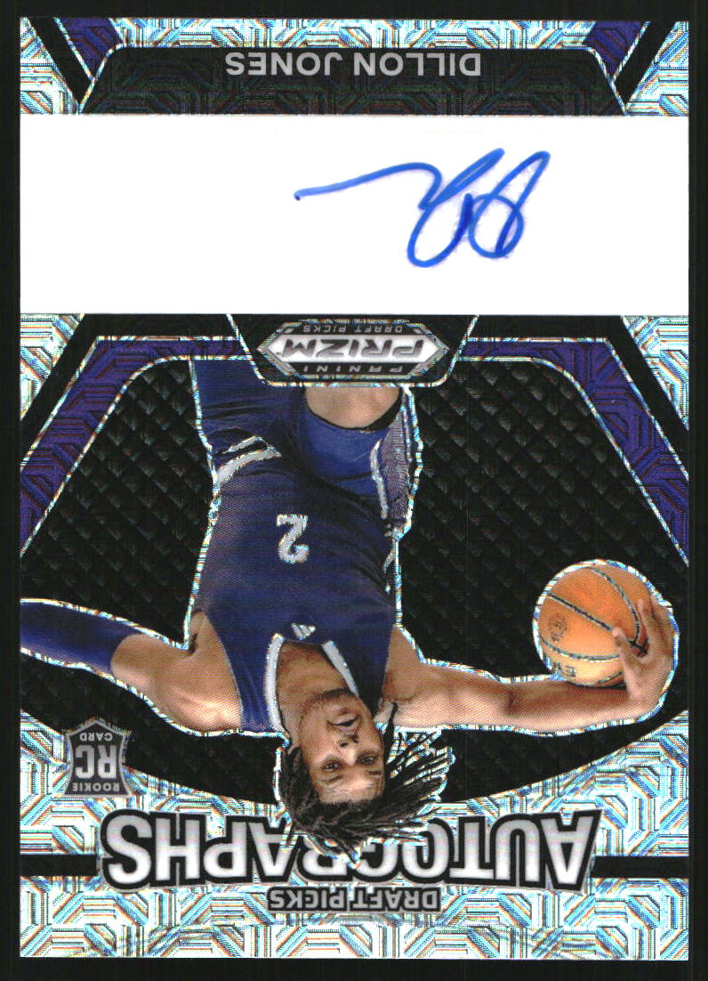 2024-25 Panini Prizm Draft Picks Draft Picks Autographs Prizms Mojo #50 Dillon Jones