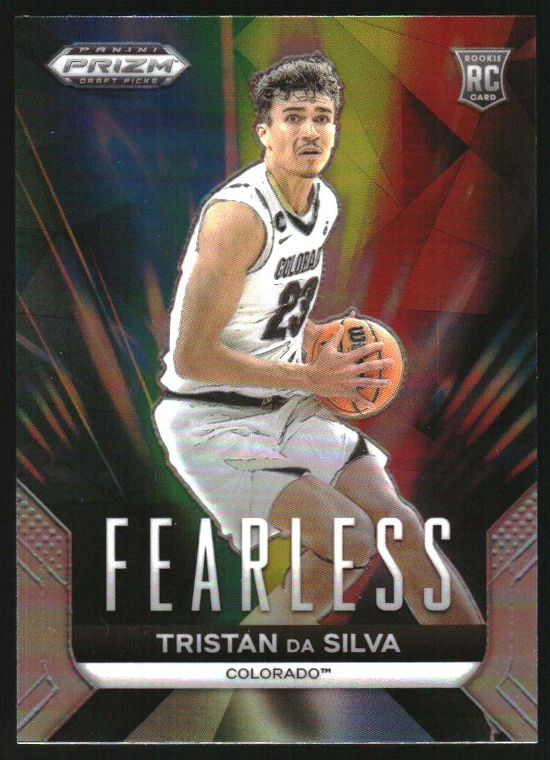 2024-25 Panini Prizm Draft Picks Fearless Prizms Silver #10 Tristan da Silva