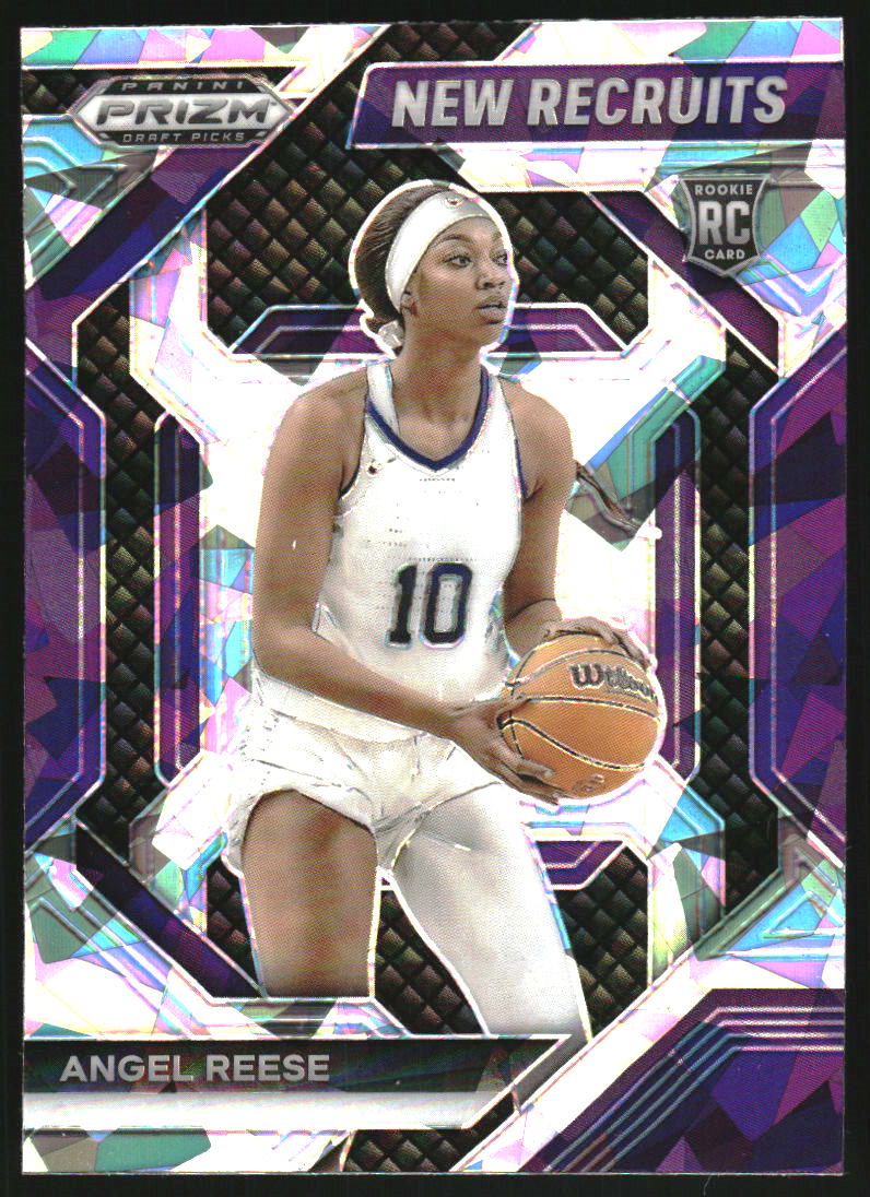 2024-25 Panini Prizm Draft Picks New Recruits Prizms Ice #24 Angel Reese
