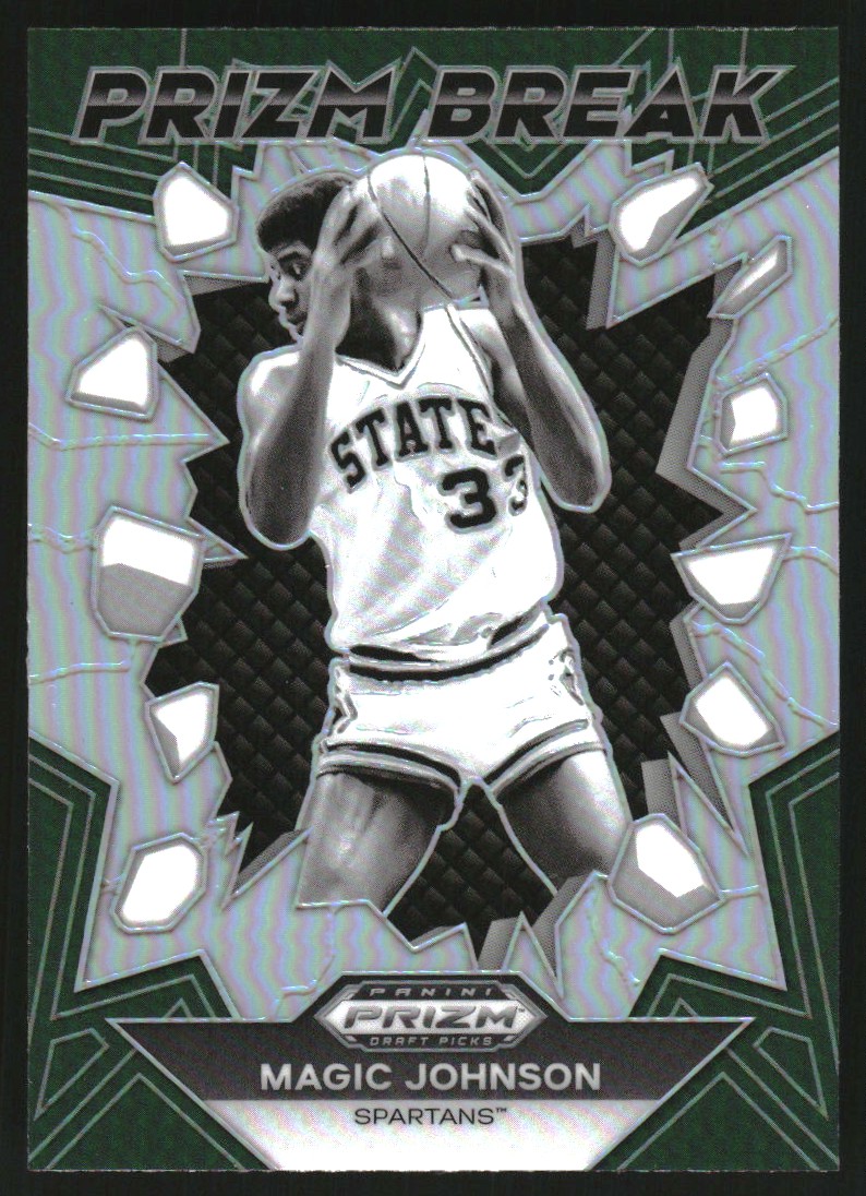 2024-25 Panini Prizm Draft Picks Prizm Break Prizms Silver #11 Magic Johnson