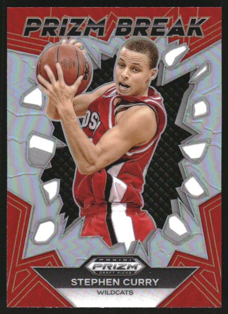 2024-25 Panini Prizm Draft Picks Prizm Break Prizms Silver #17 Stephen Curry