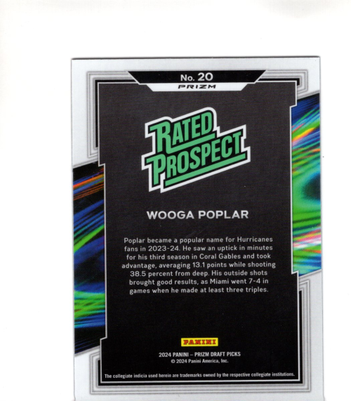 B6498- 2024-25 Panini Prizm Draft Picks Cards G2 -You Pick- 15+ FREE US SHIP - Picture 71 of 181