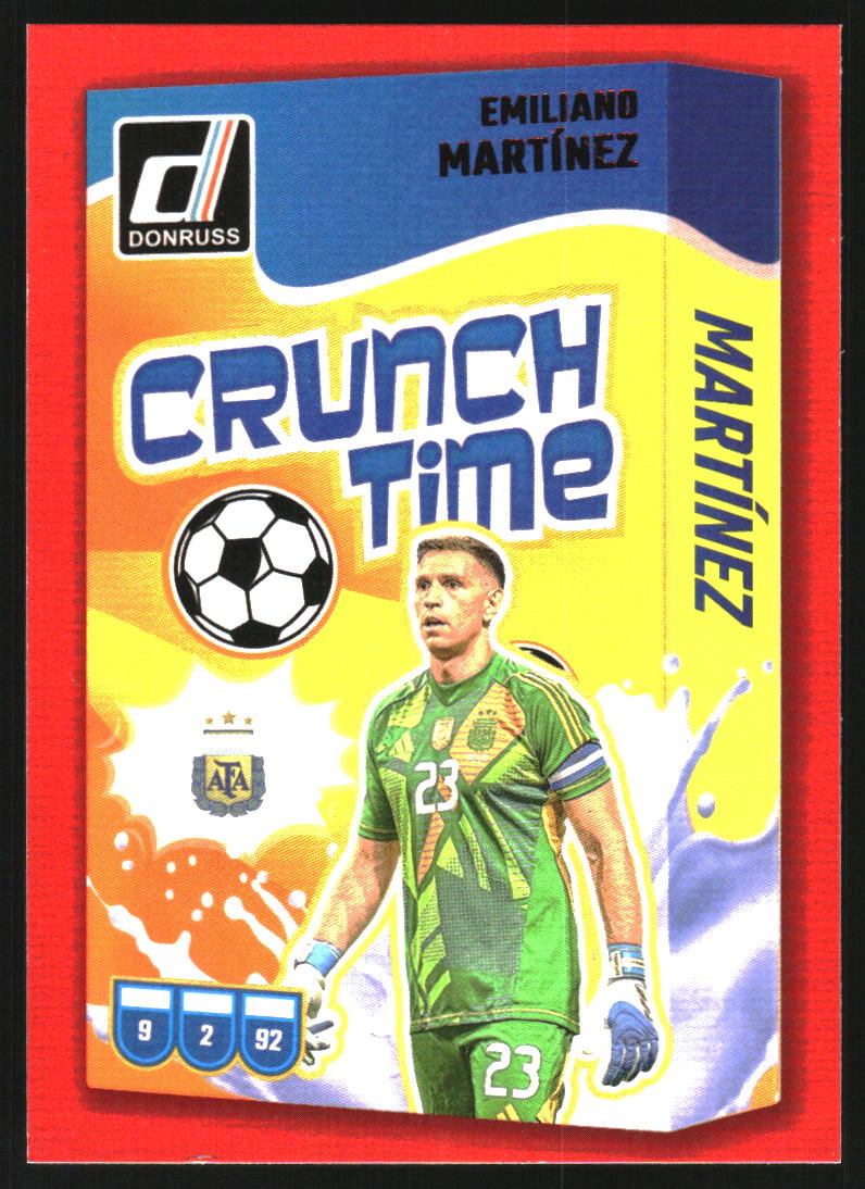 2024 Panini Donruss Soccer Red Emiliano Martinez #19