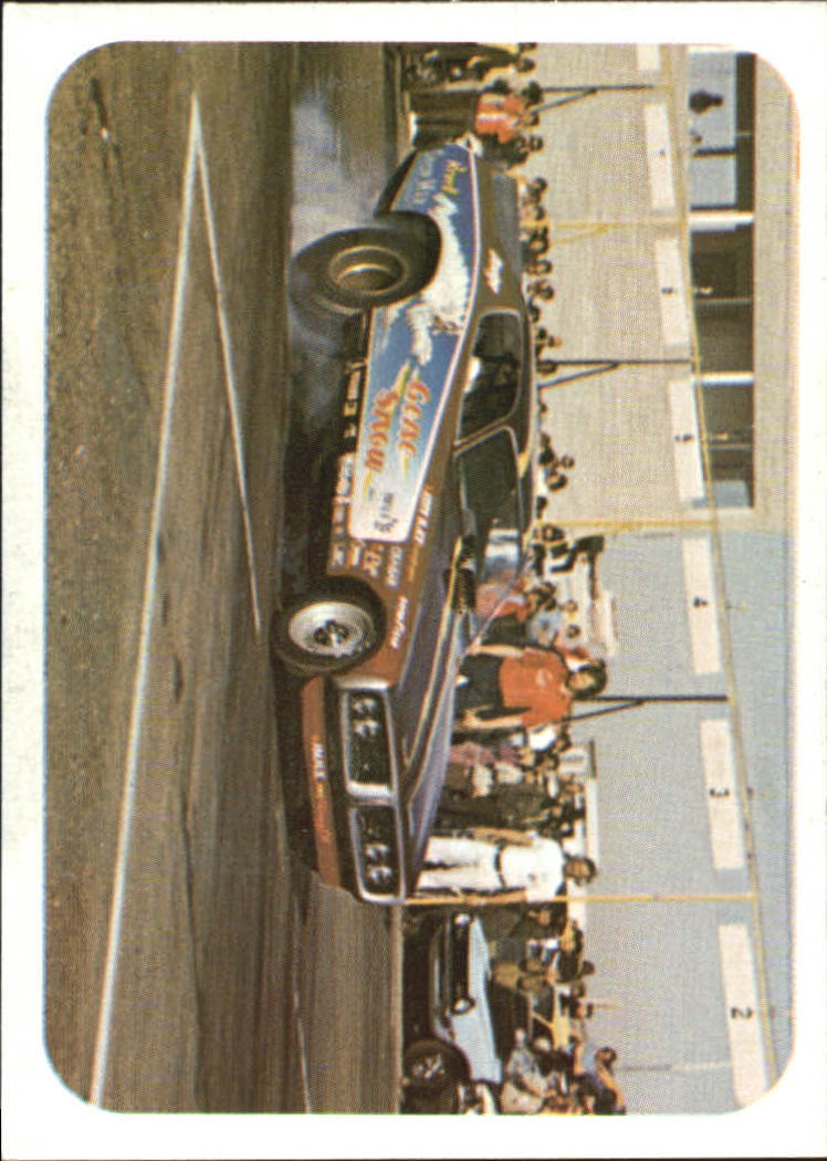 1973 Fleer AHRA Race USA #72 Gene Snow's Car