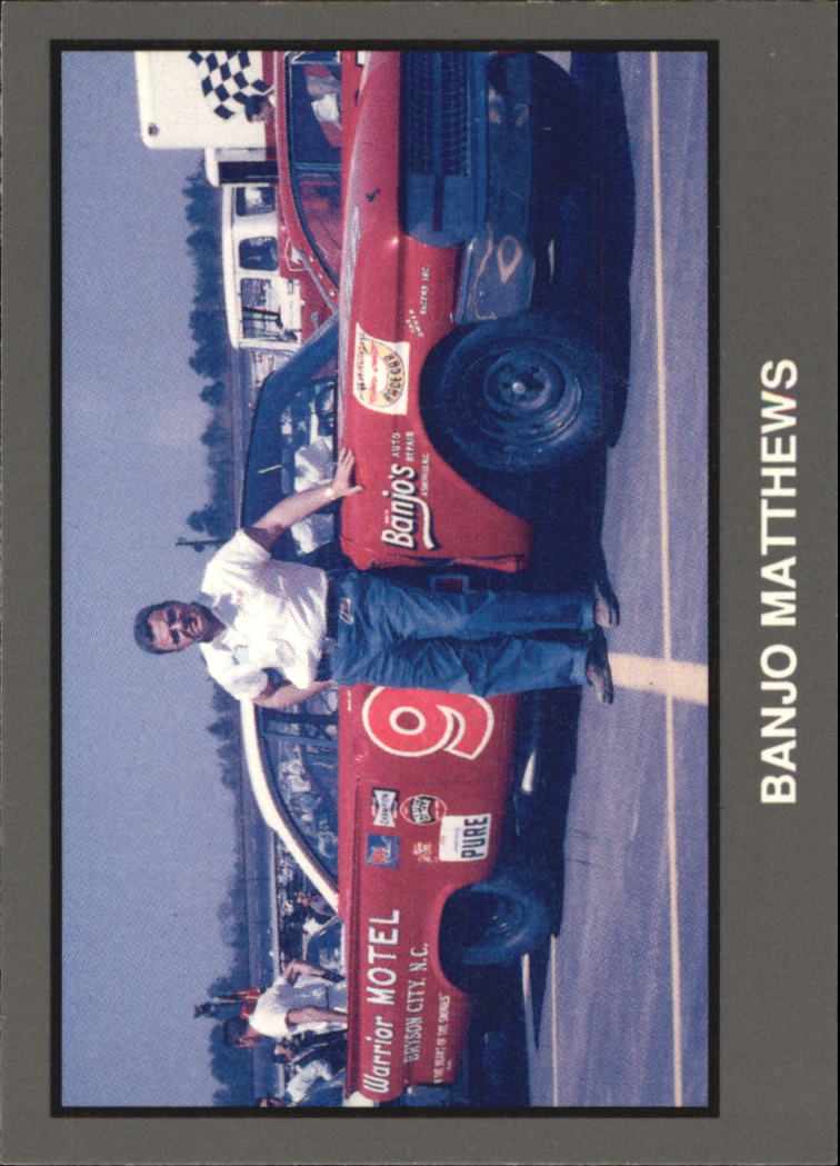 1989-90 TG Racing Masters of Racing #19 Edwin Matthews w/car