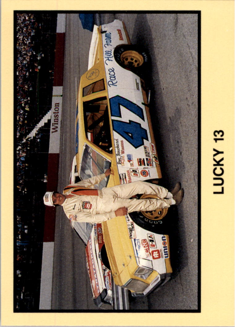 1989-90 TG Racing Masters of Racing #261 Ron Bouchard w/car/Lucky 13