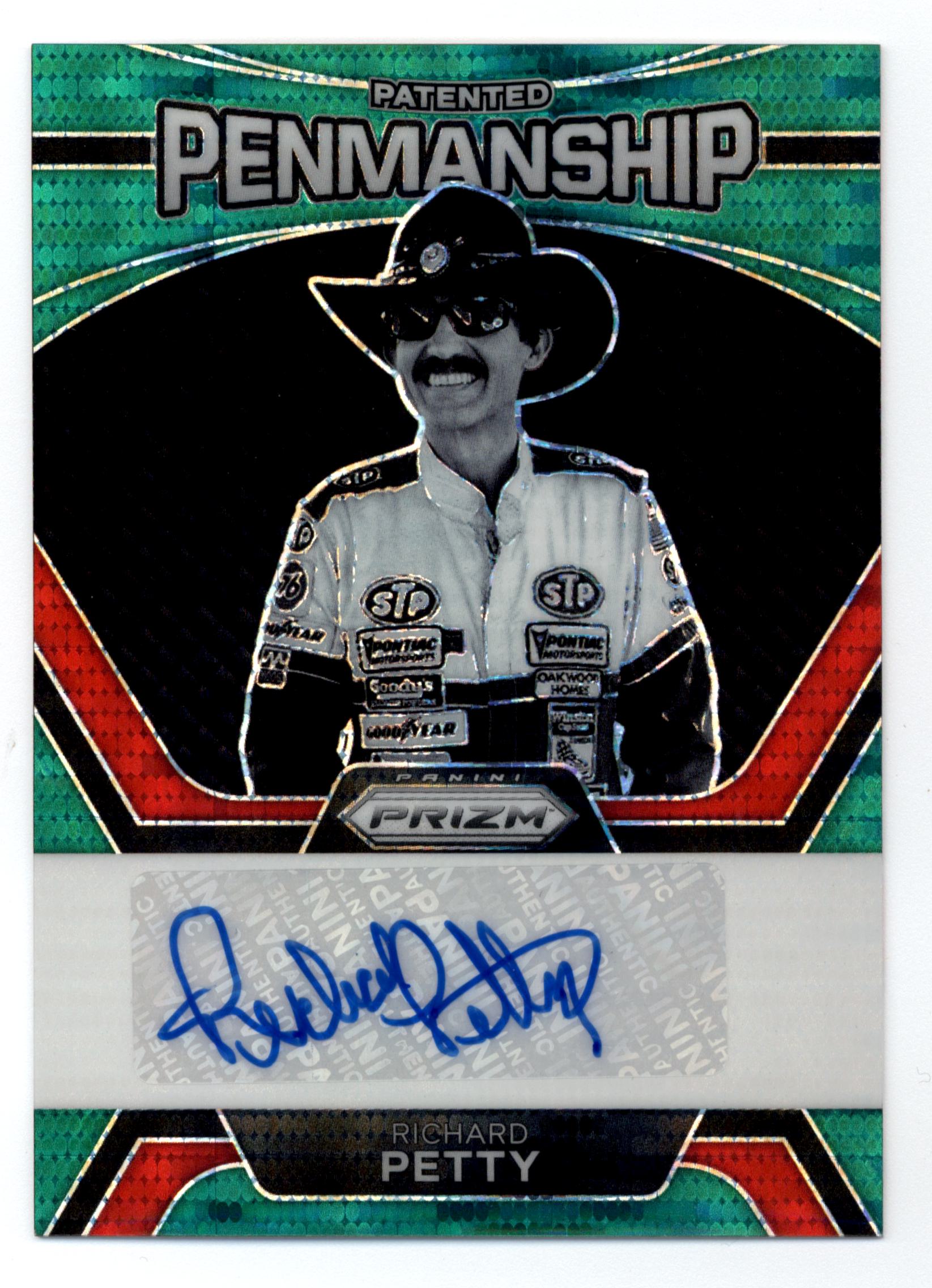 2024 Panini Prizm Patented Penmanship Autograph Green Pulsar