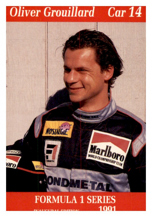1991 Carms Formula One #37 Olivier Grouillard