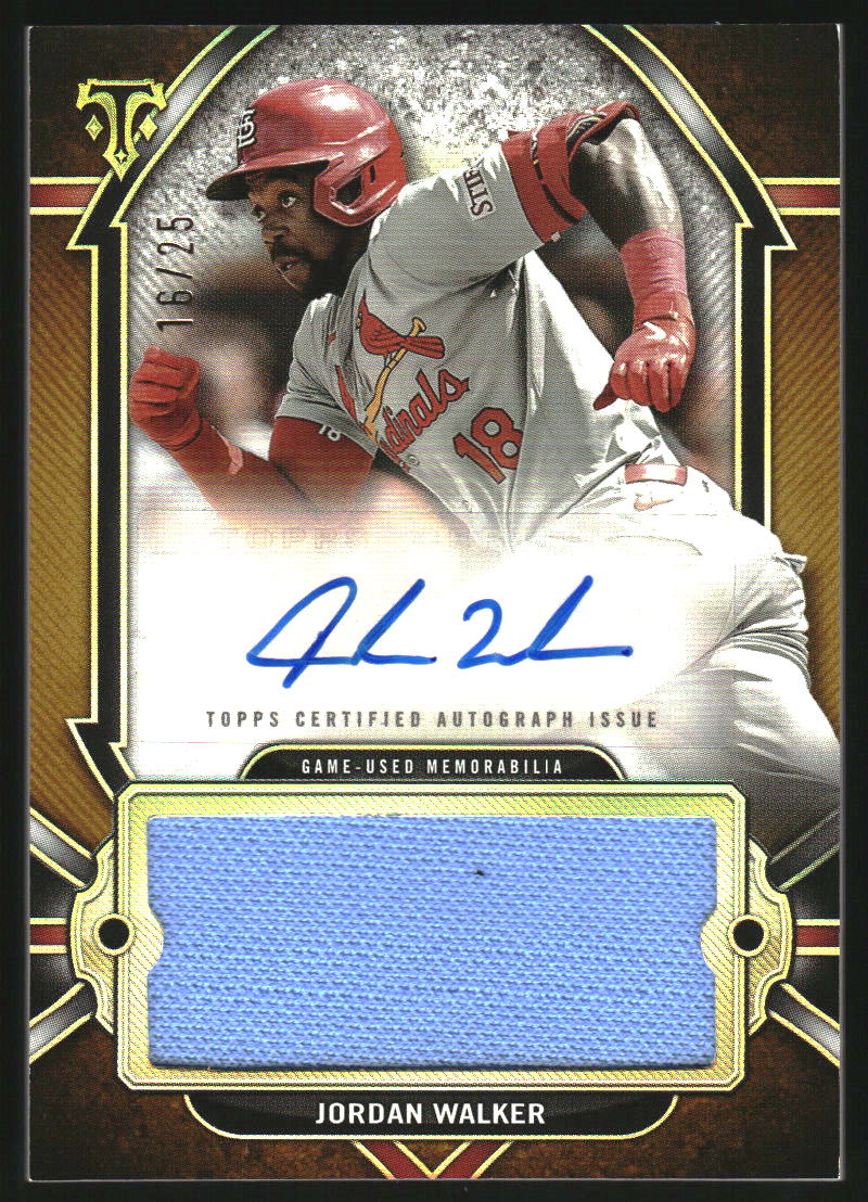 2024 Topps Triple Threads Autograph Single Jumbo Relics Gold