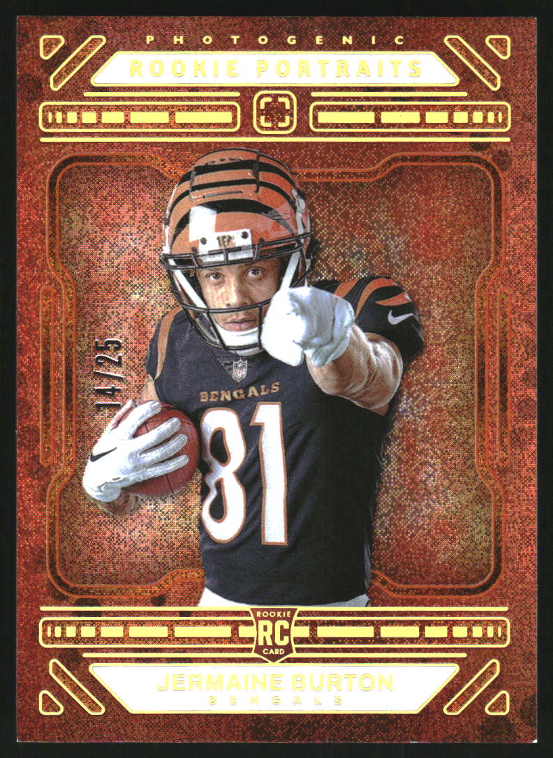 2024 Panini PhotoGenic Orange #175 Jermaine Burton