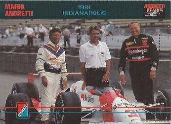 1992 Collect-A-Card Andretti Racing #78 Mario Andretti/A.J. Foyt/Rick Mears