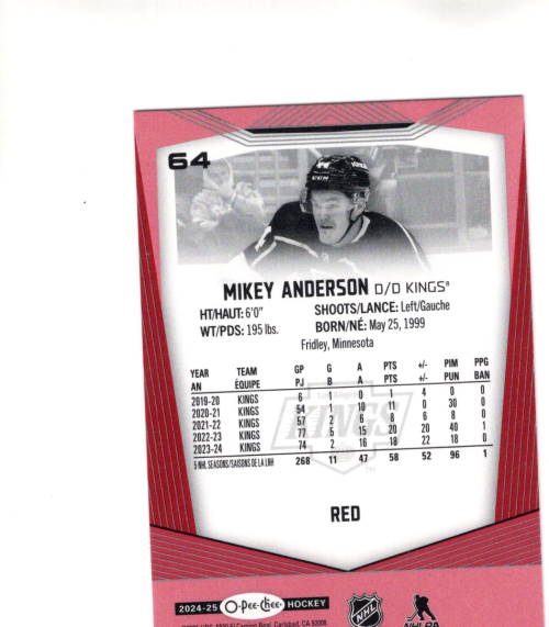 B6834- 2024-25 O-Pee-Chee Hockey Insert Cards -You Pick- 15+ FREE US SHIP - Picture 91 of 205