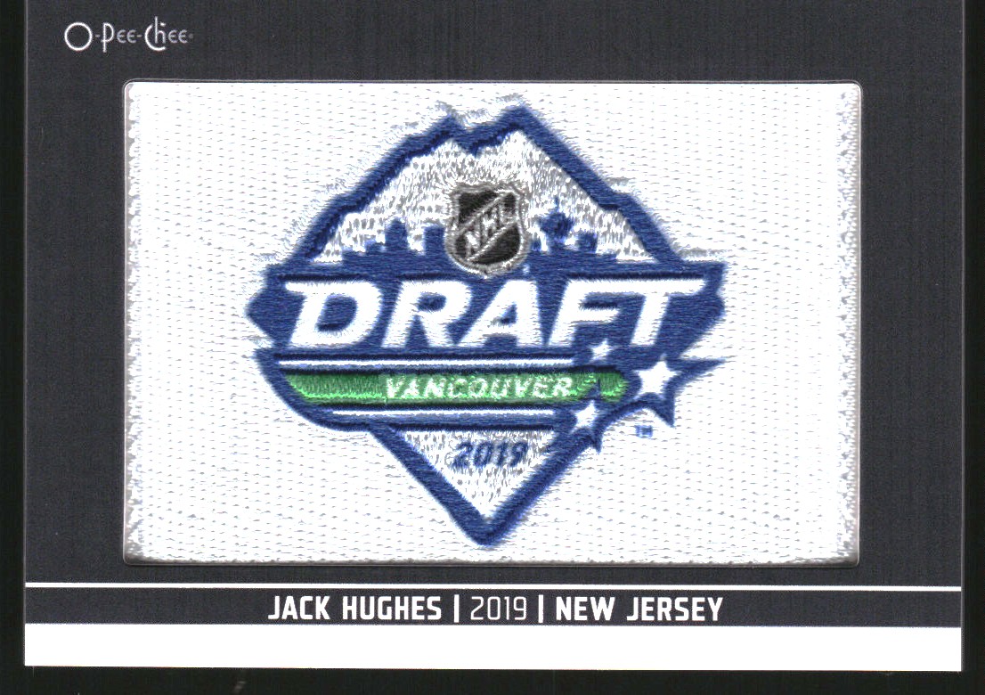 2024-25 O-Pee-Chee First Round Draft Patches #DP23 Jack Hughes