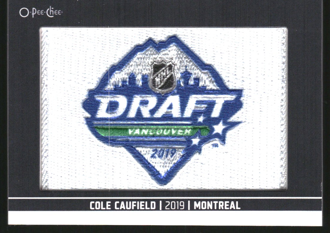 2024-25 O-Pee-Chee First Round Draft Patches #DP24 Cole Caufield