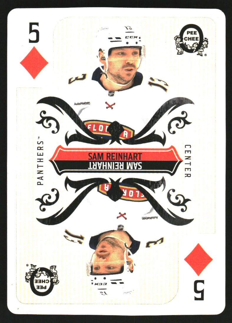 2024-25 O-Pee-Chee Playing Cards #5DIAMONDS Sam Reinhart