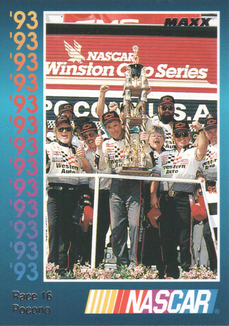 1993 Maxx Premier Series Racing Trading Cards BASE: Pick From List - Picture 152 of 166