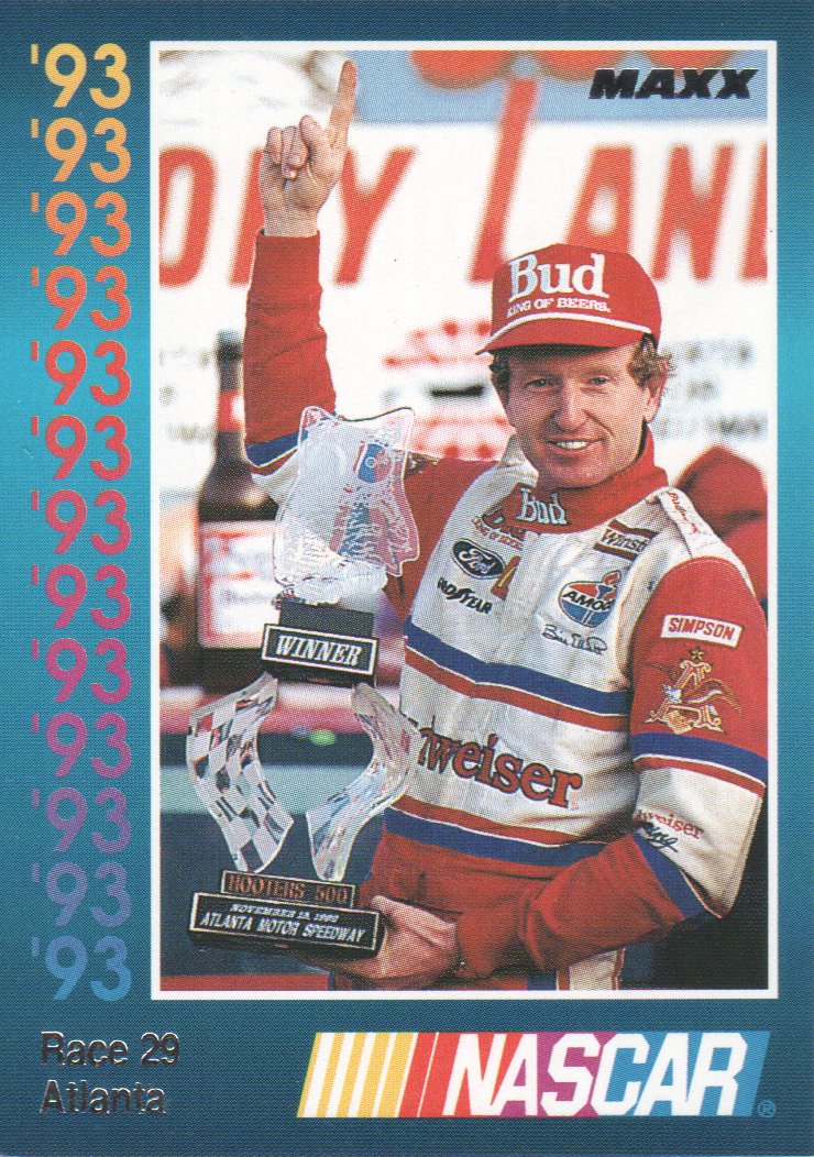 1993 Maxx Premier Series Racing Trading Cards BASE: Pick From List - Picture 161 of 166