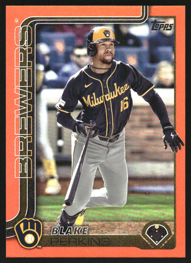 2025 Topps Orange Rainbow Foil #47 Blake Perkins