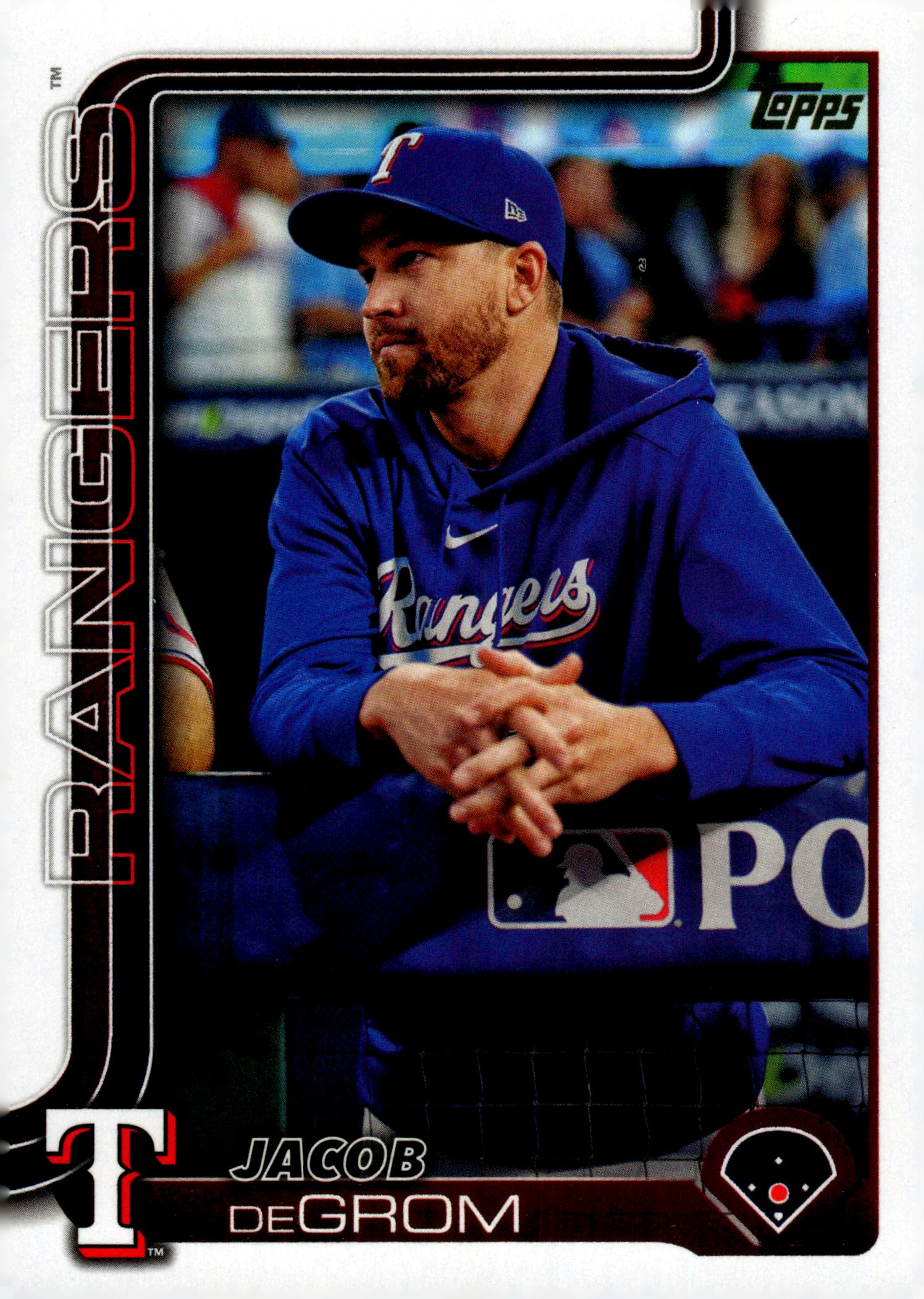 2025 Topps Golden Mirror Image Variations #208 Jacob deGrom SSP - NM-MT