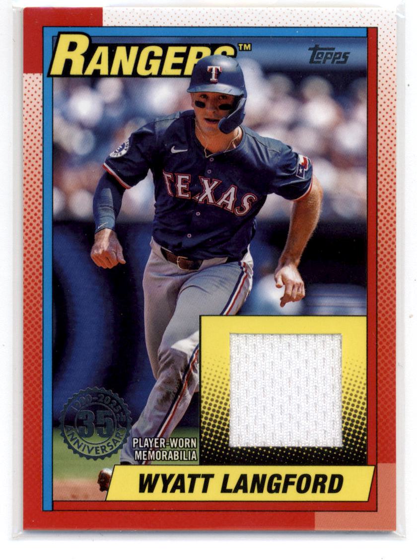 2025 Topps '90 Topps Relics #T90RWL Wyatt Langford