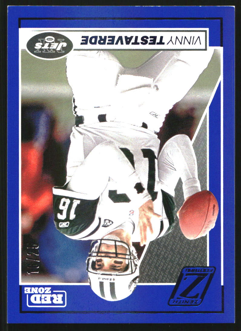 2024 Zenith Red Zone Blue #78 Vinny Testaverde